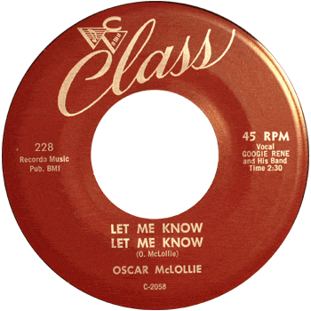 Oscar McLollie - Let Me Know Let Me Know Class 45 1