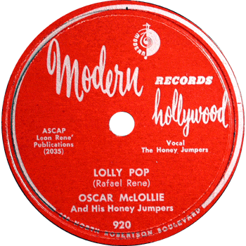 Oscar McLollie - Lolly Pop Modern 78 920