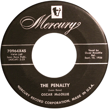 Oscar McLollie - Penalty  Mercury 45
