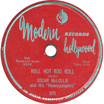 Oscar McLollie - Roll Hot Rod Roll Modern 78