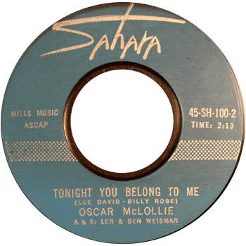 Oscar McLollie - Tonight You Belong To Me Sahara