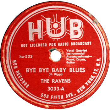 Ravens - Bye Bye Baby Blues Hub Red