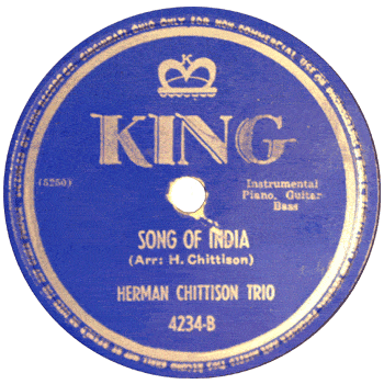 Herman Chittison Trio king