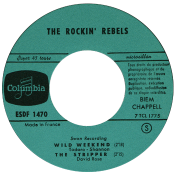 Rockin Rebels - Wild Weekend France Label 1
