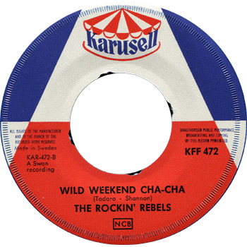 Rockin Rebels - Wild Weekend Sweden EP Label 2