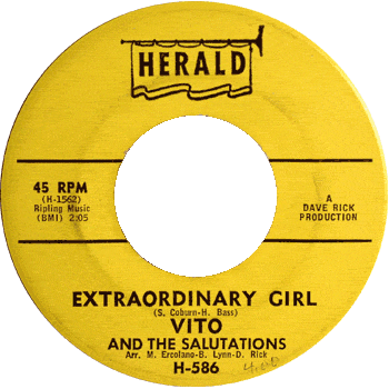 Vito And The Salutations - Extraordinary Girl