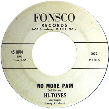 Hi Tones - No More Pain Fonsco