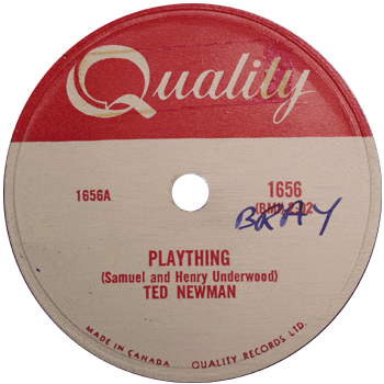 Ted Newman - Plaything Quality 78