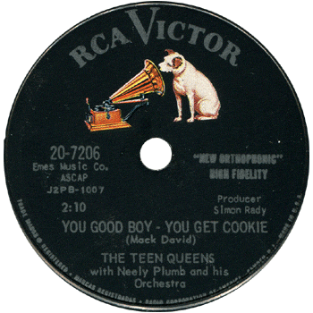 Teen Queens -  You Good Biy You Get Cookie RCA 78