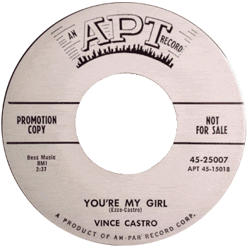 Vince Castro - You're My Girl Apt Promo