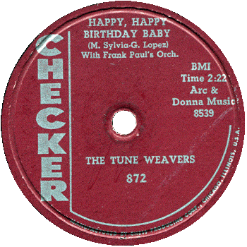 Tune Weavers - Happy Happy Birthday Baby Checker 78 2nd press