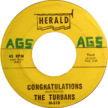 Turbans - Congratulations Stock 45