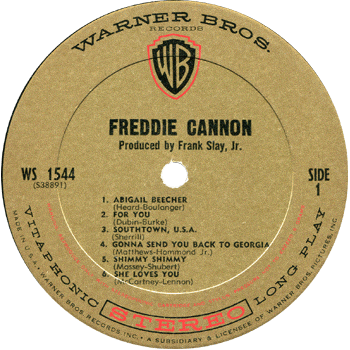 Freddie Cannon - WB Stereo Label 1