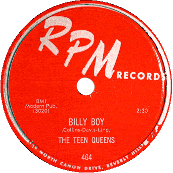 Teen Queens - Billy Boy 78 